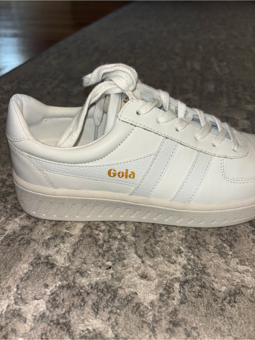 Gola Women's Grandslam White Leather Sneaker